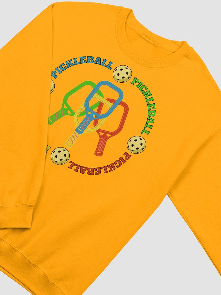 Pickleball Four Circle Colors Sweatshirt product image (14)