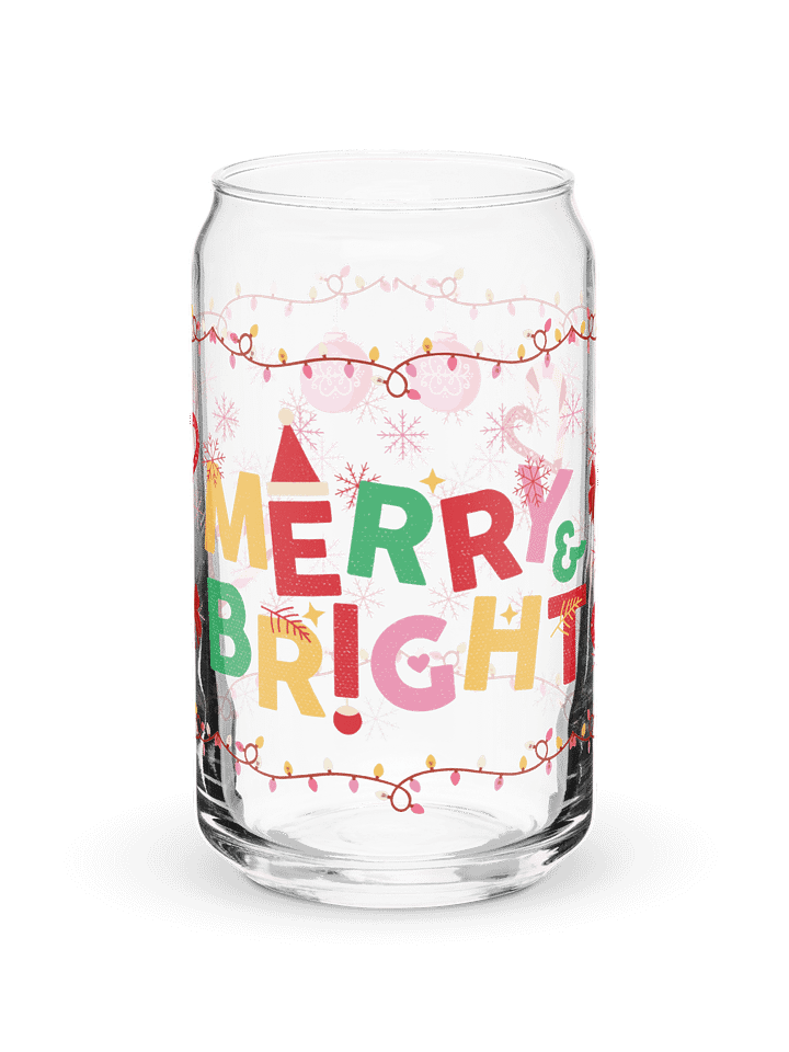 Merry & Bright Glass Tumbler product image (2)