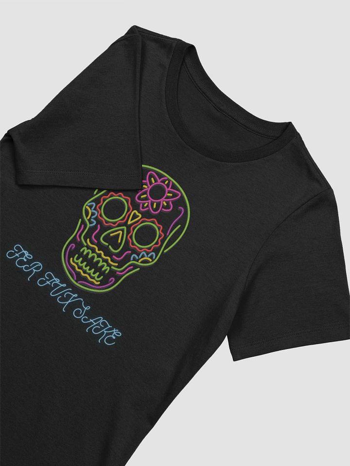 FFS Neon Sugar Skull Women's Soft Tee product image (2)