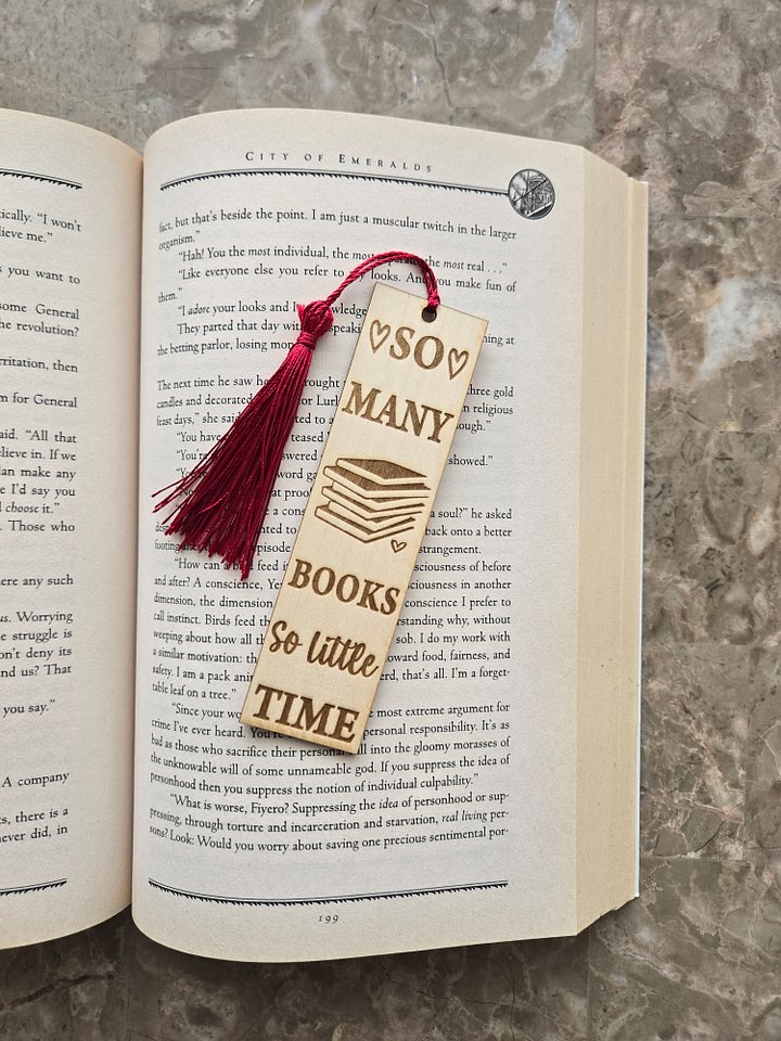 Wooden Bookmark - So Many product image (2)