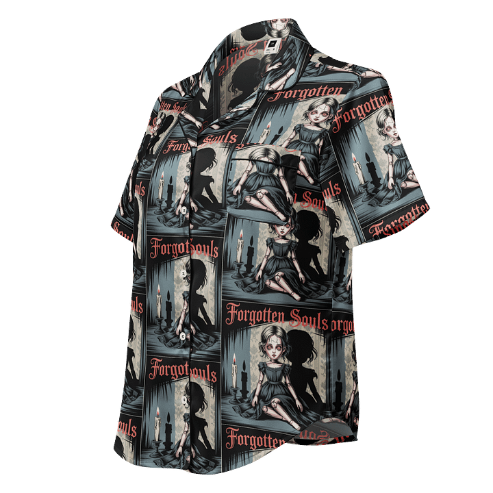 Midnight Veil Designs 'Forgotten Souls' Gothic Pyjama Top - All-Over Print Women's Short Sleeve product image (1)