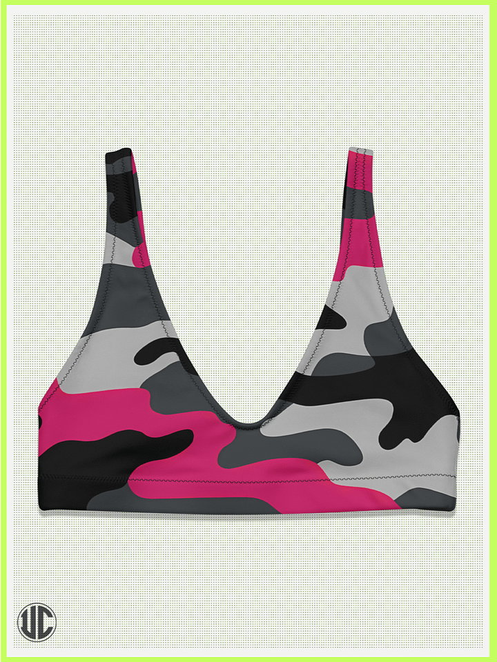 UnkoCon – Savage Pink Camo Bikini Top product image (1)
