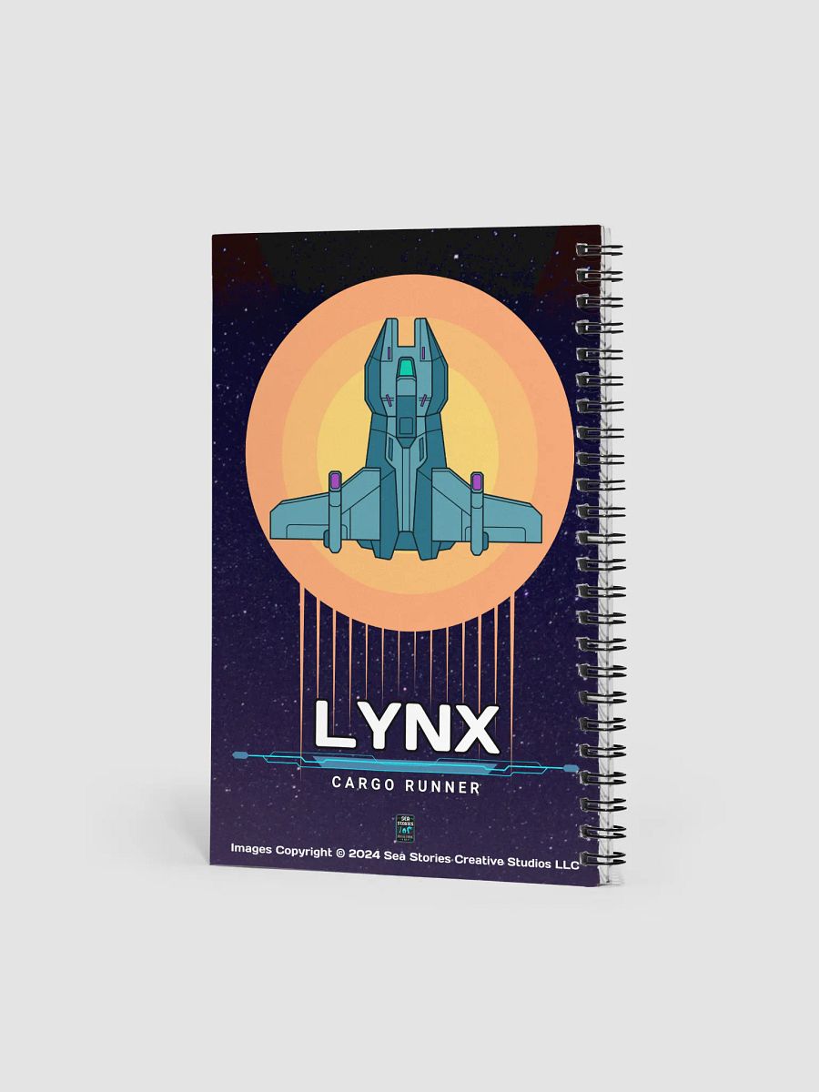 Lynx Cargo Runner Starship | Spiral Notebook product image (2)