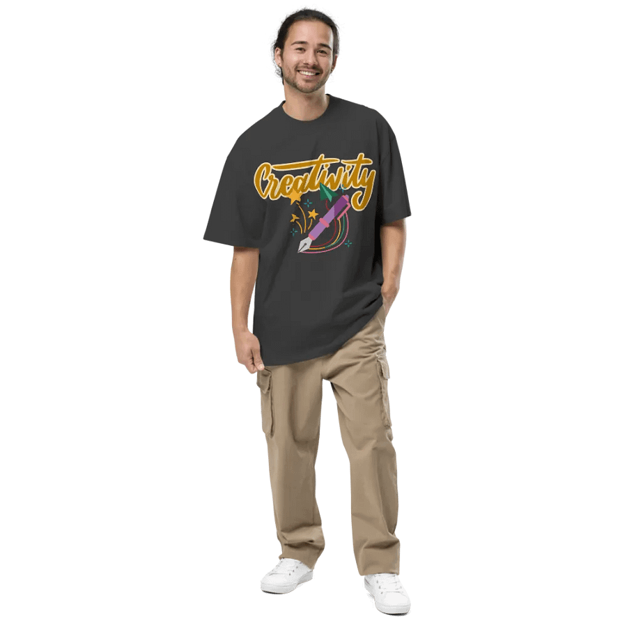 Creativity Oversized Unisex T-shirt product image (7)