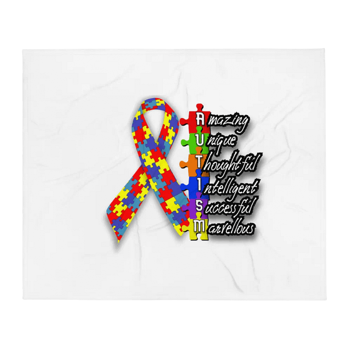 Autism Awareness - Throw Blanket product image (1)