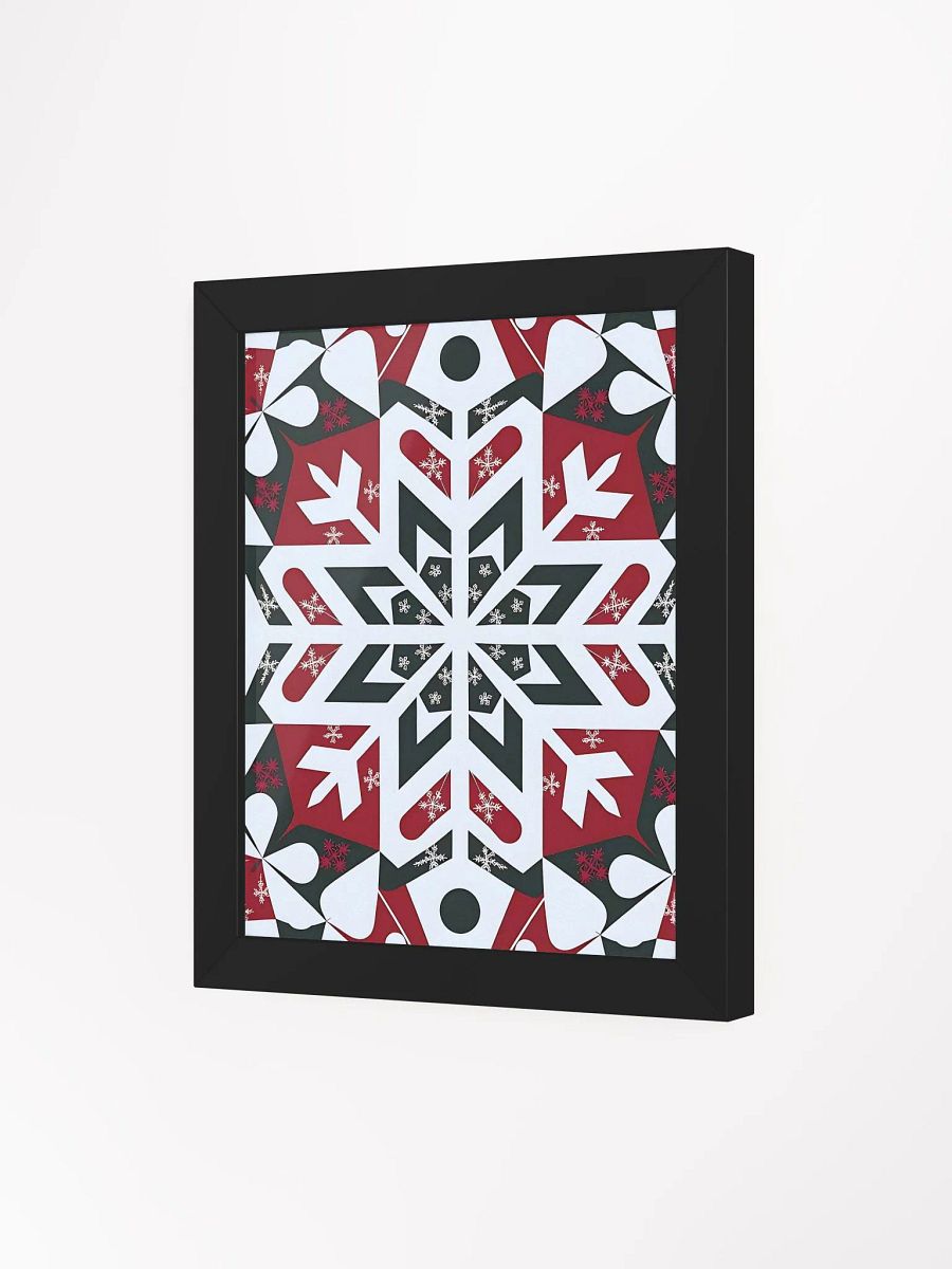 Snowflake Geometric Symmetry Poster product image (7)