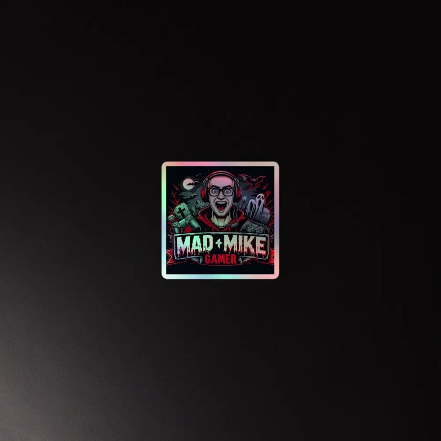 Mad Mike Gamer Holographic Sticker Sheet product image (4)