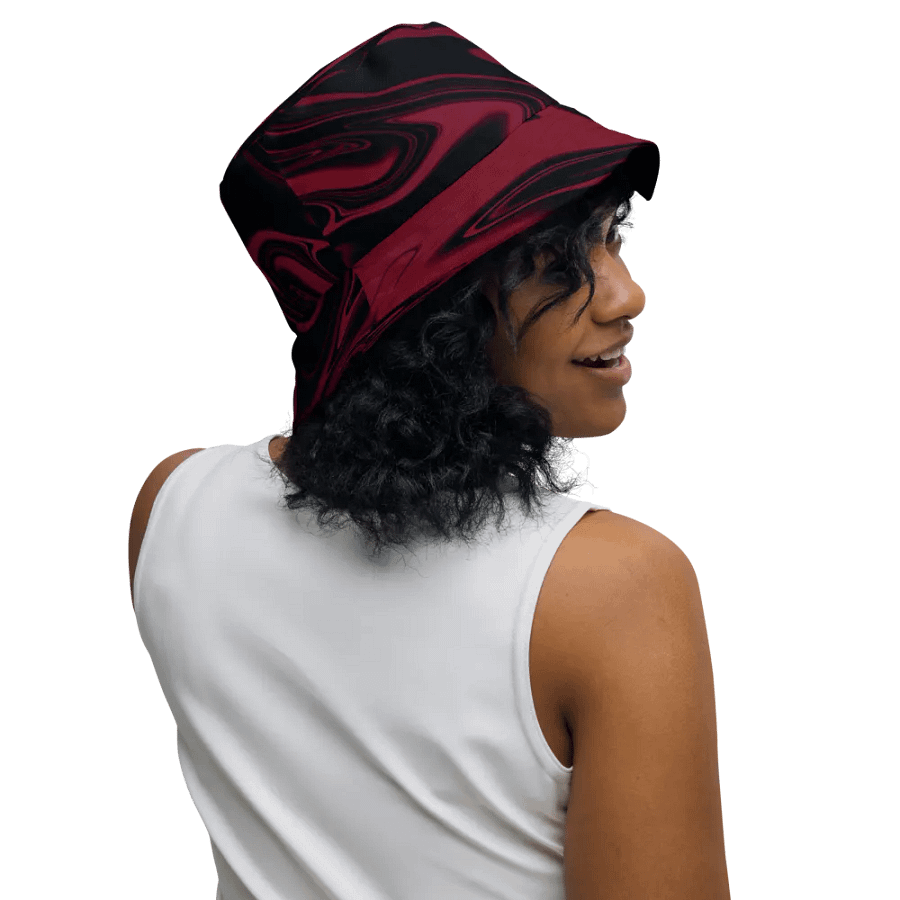 Stylish Swirl Reversible Bucket Hat product image (4)
