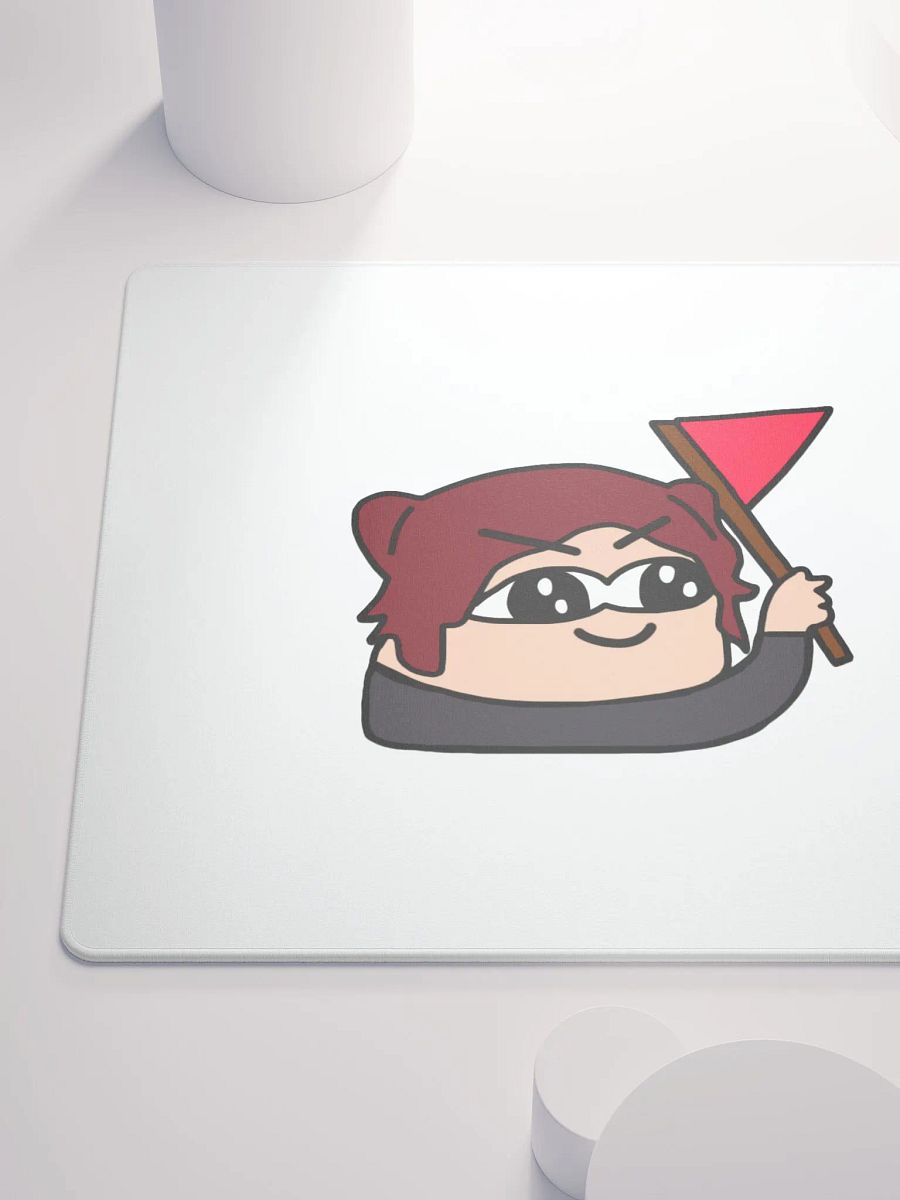 Tina Red Flag Mouse Pad product image (6)