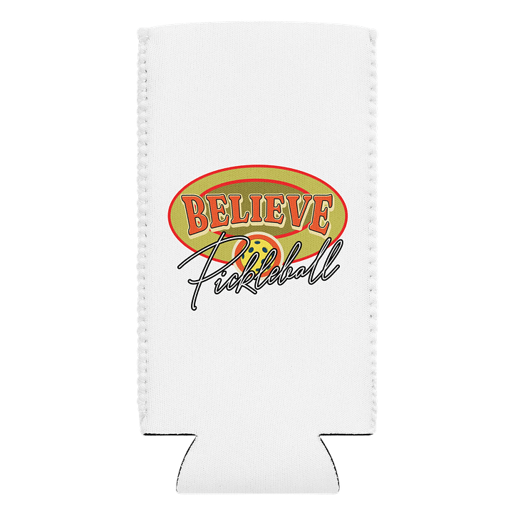 Believe Pickleball Coozie Can Cooler product image (1)
