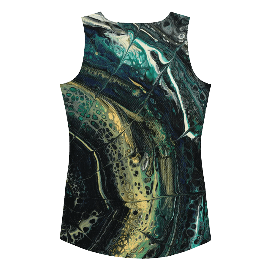 Midnight Halo - Acrylic Ring Pour Tank Top product image (2)