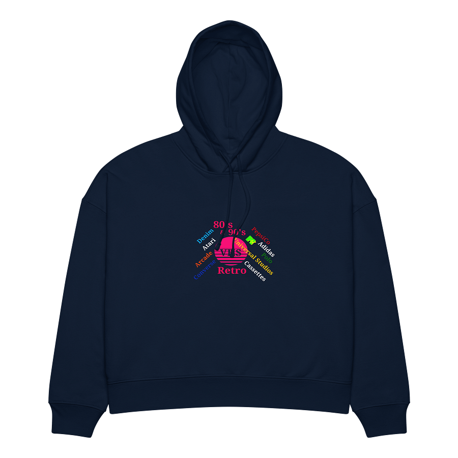 Retro VHS Dreams Organic Hoodie product image (3)