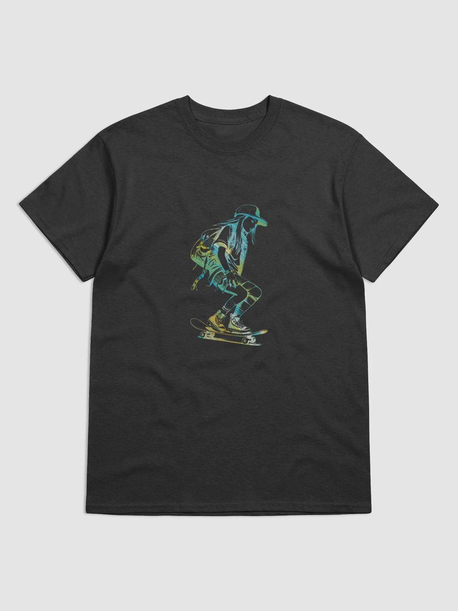 GIRL ON SKATEBOARD Skateboard, skateboarding, skater, skate, retro, vintage, girl, skateboarder, woman, skating, skate clothing product image (2)