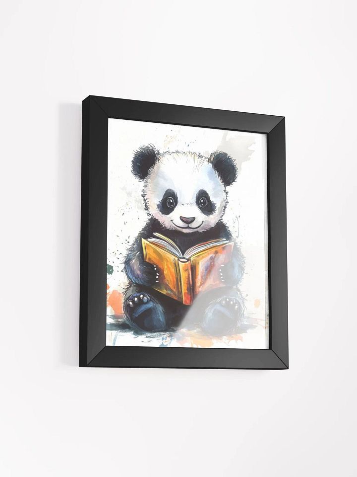 Baby Panda's Literary Retreat Framed Poster product image (23)