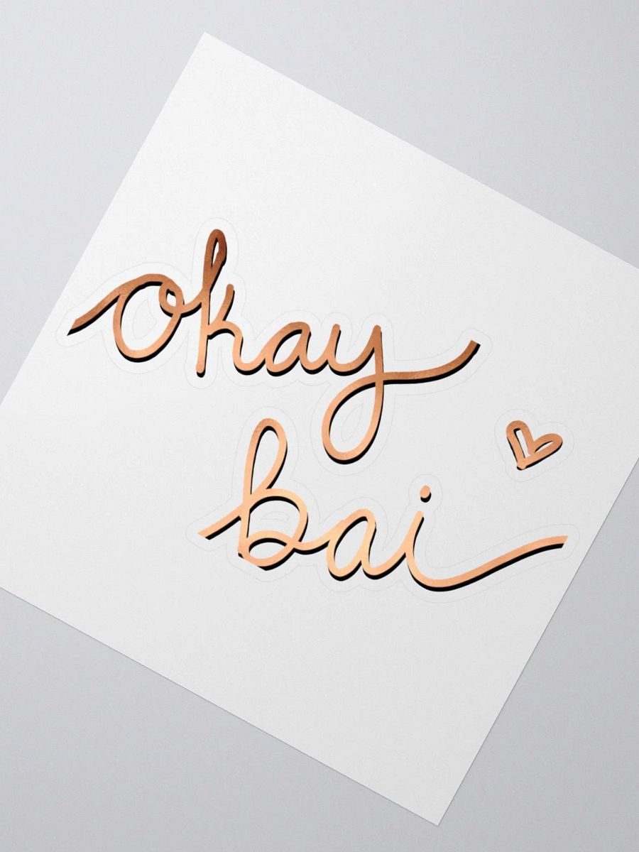 okay Bai Kiss cut Sticker product image (4)
