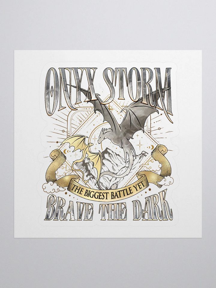 Onyx Storm - Brave The Dark - Sticker product image (1)