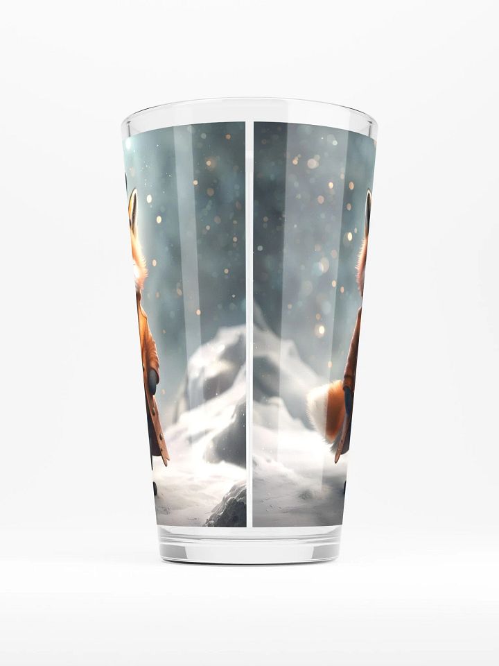 Smart Dressed Fox Pint Glass product image (2)