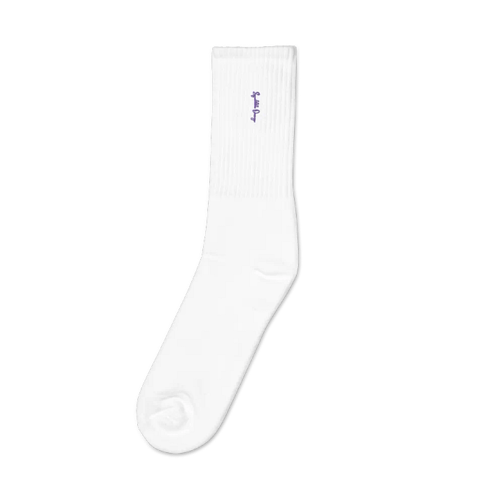 Squibble Design Paw Logo Embroidered Socks product image (1)