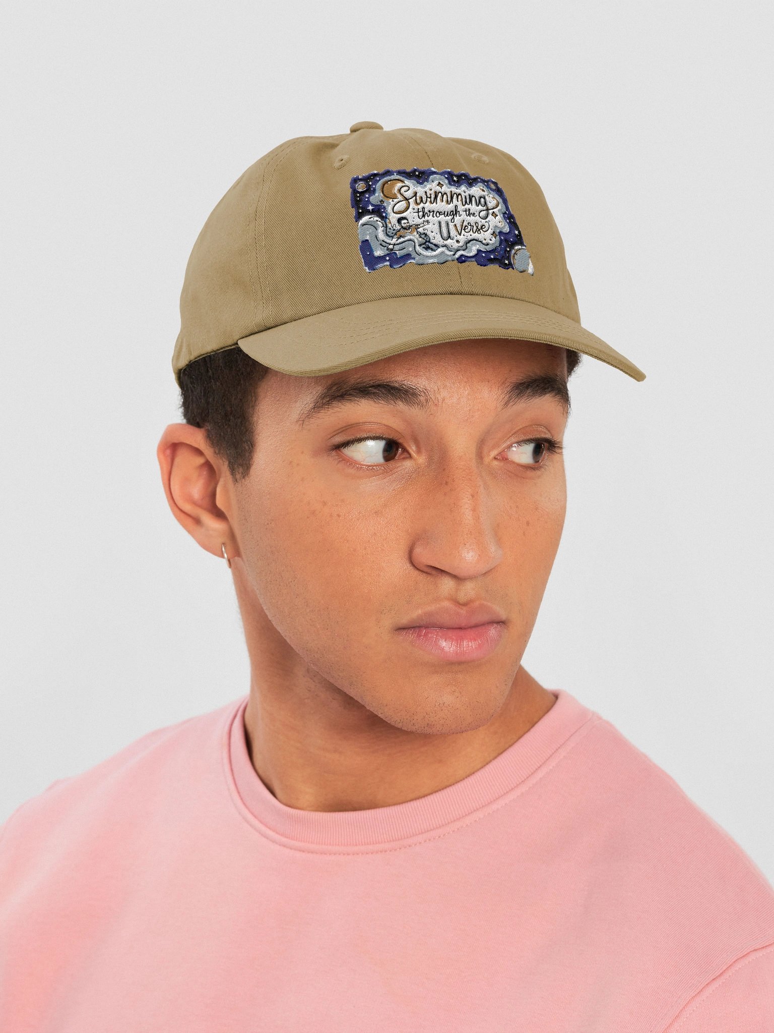 Cosmic Adventure: Swimming Through the U Verse Dad Hat product image (29)
