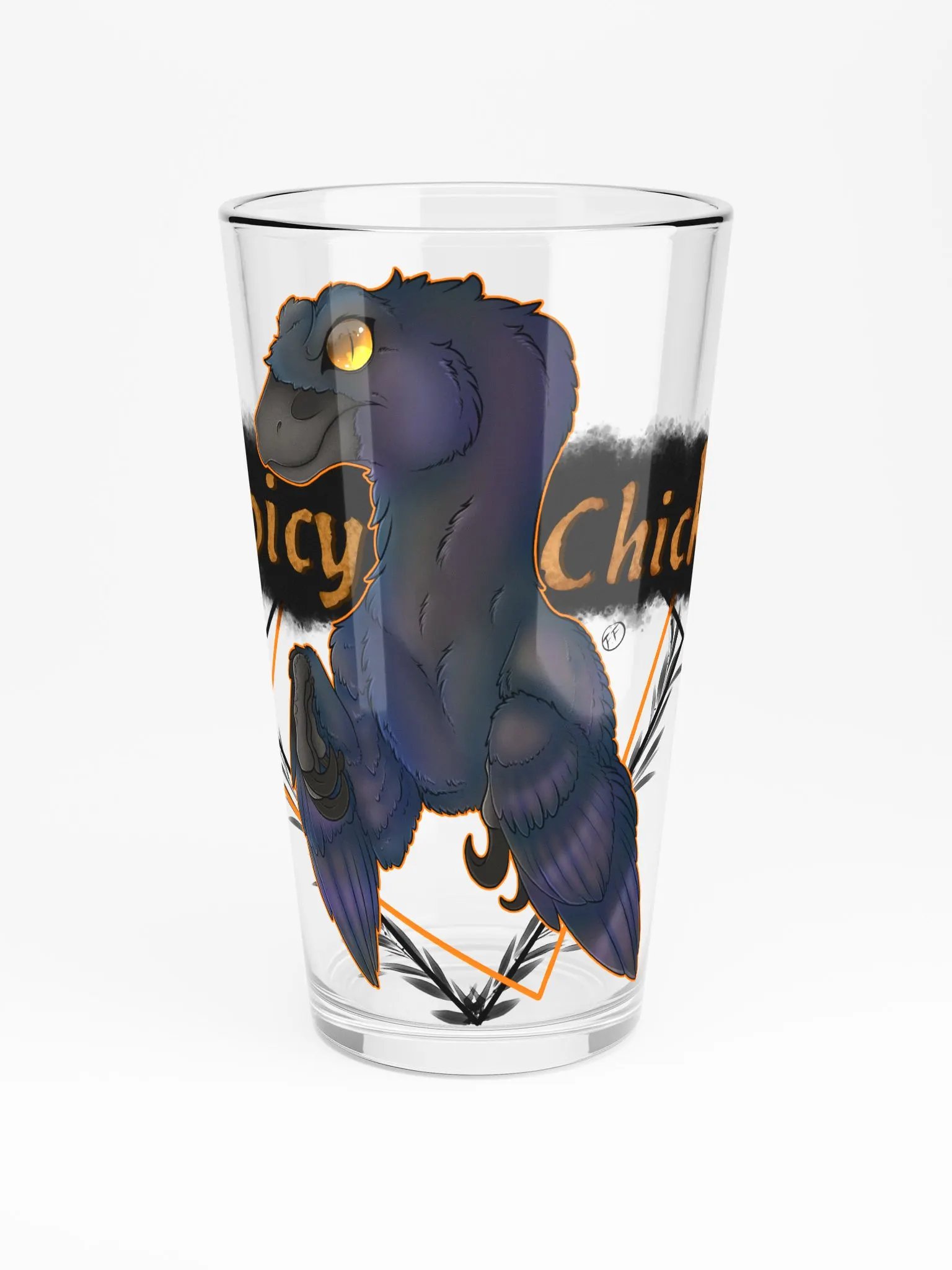 Tater the Spicy Chicken glass product image (3)