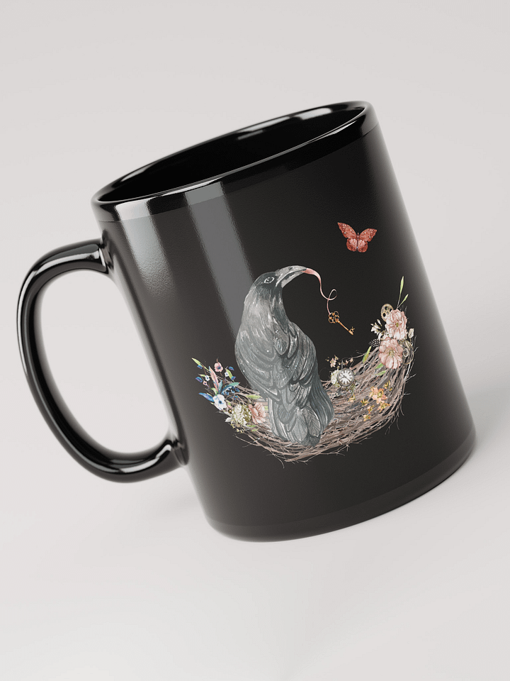 Crackle’s Key | Black Glossy Mug product image (1)