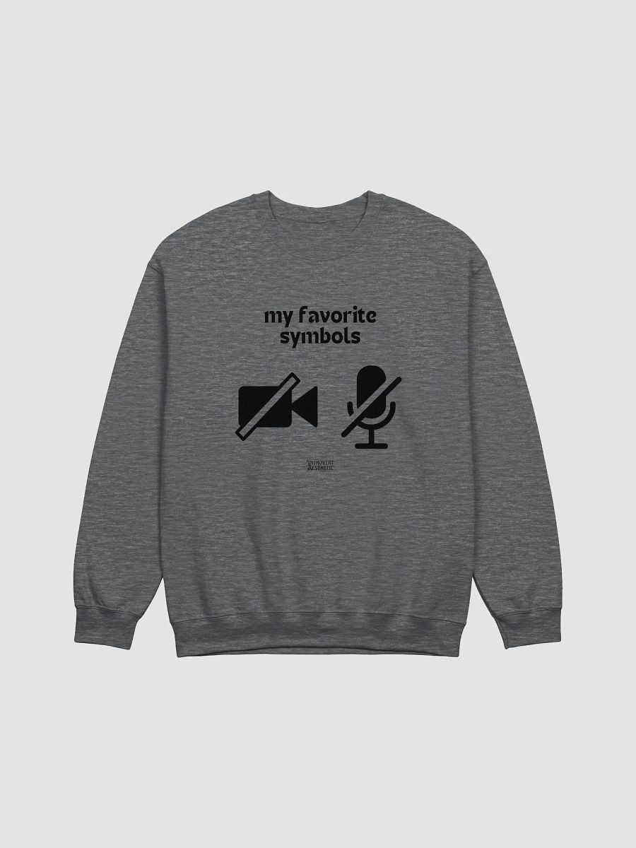 MY Favorite Symbol Crewneck Sweatshirt product image (1)