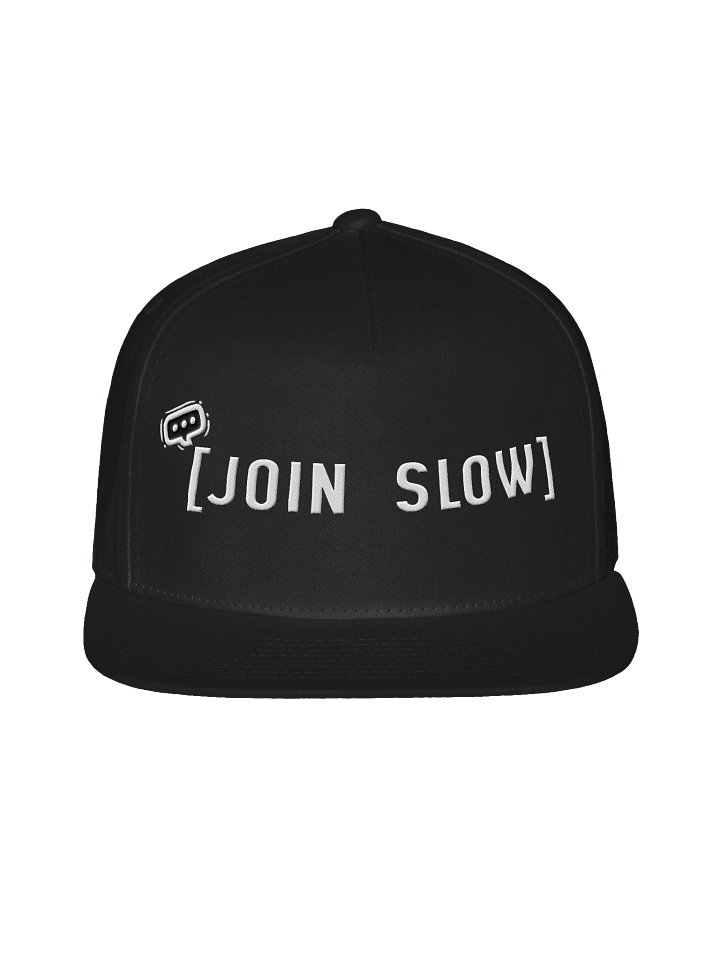 JOIN SLOW | Flat Snapback Cap product image (1)