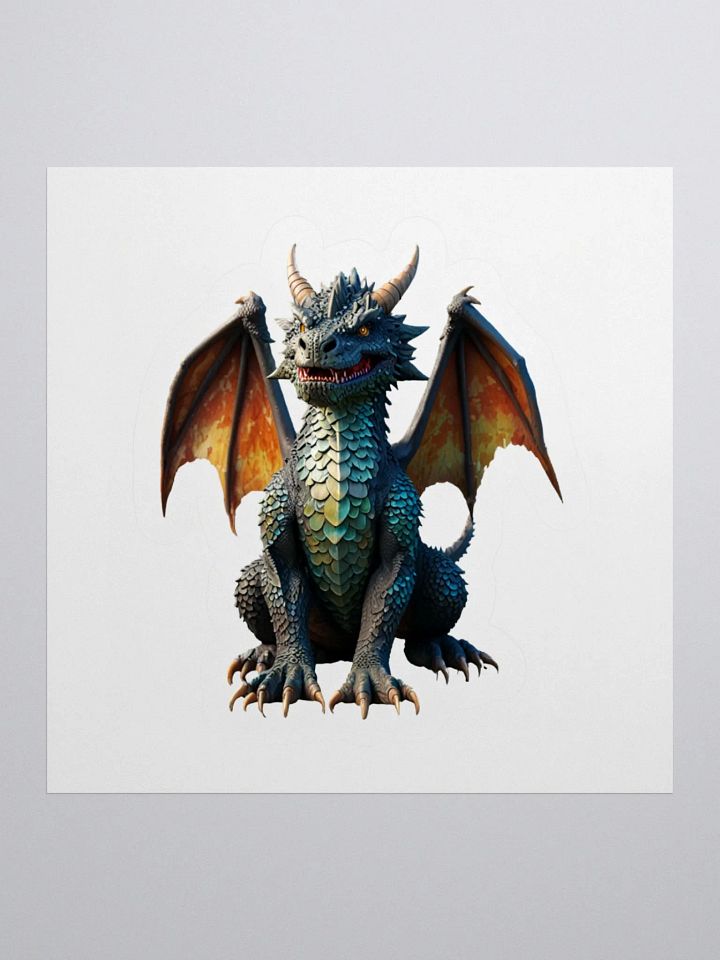 Fierce Dragon Sticker product image (2)
