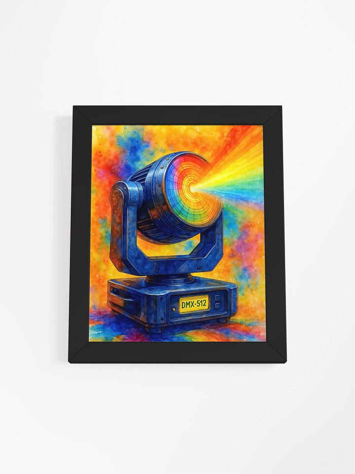 Theatrically Jerry: Fine Art "Watercolor Moving Head Light" Print product image (1)