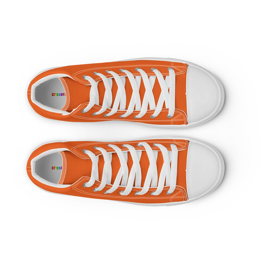 Orange and White Flower Sneakers product image (40)