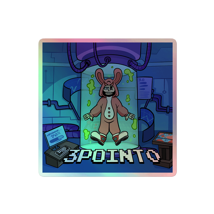 "3Point0" Holographic Sticker Sheet product image (2)