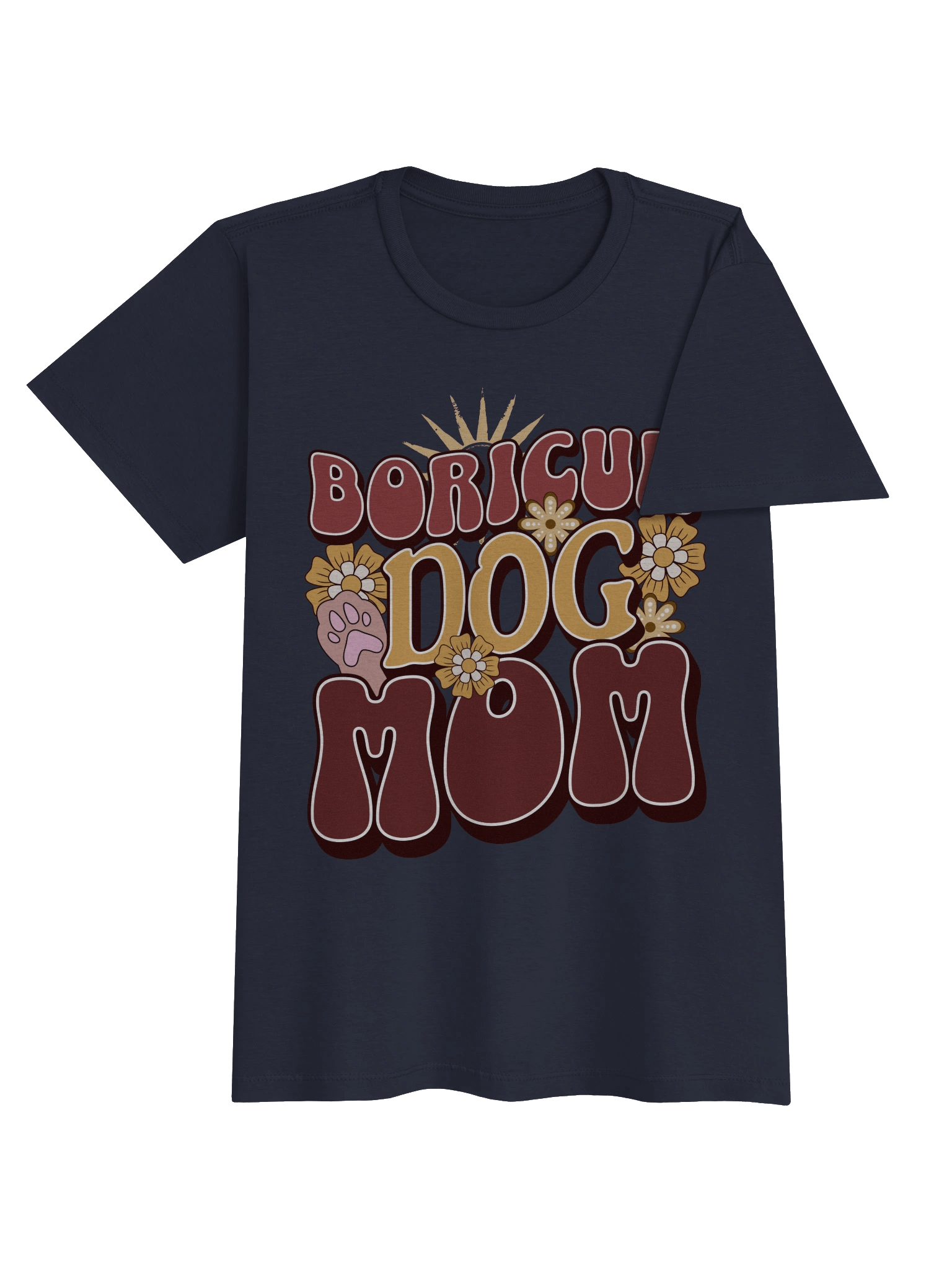 Boricua Dog Mom T-Shirt Mujer product image (3)