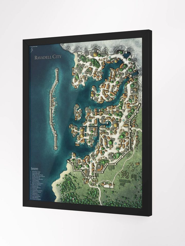 Ravadell City Framed Poster 16'' x 20'' product image (2)