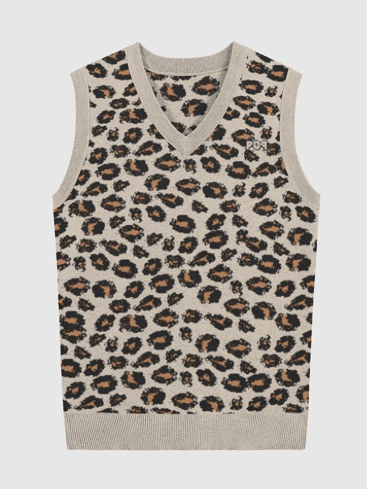 Knitted V-Neck Vest product image (3)
