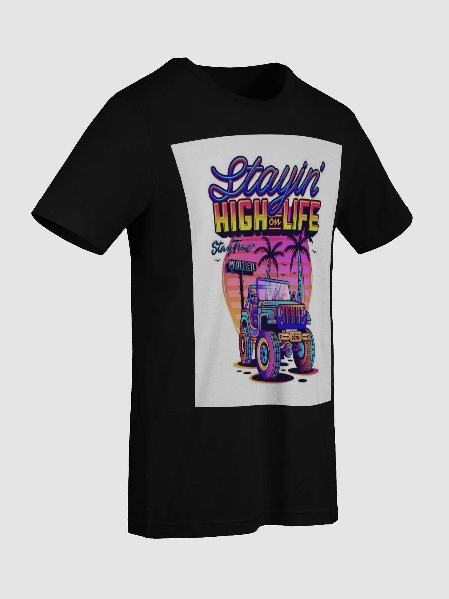 Stayin' High on Life Vintage Jeep T-Shirt product image (5)