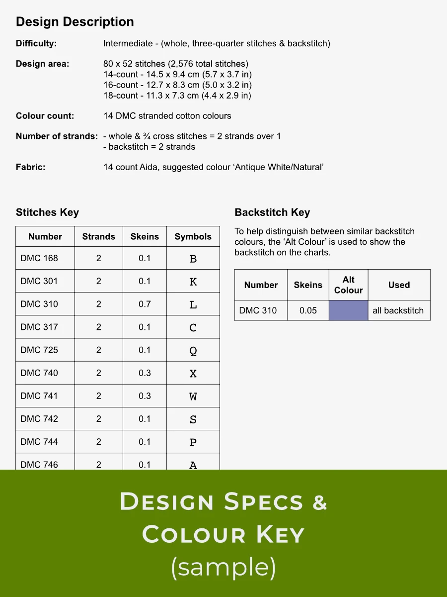 Monarch Butterfly: Insect Cross Stitch Pattern PDF product image (3)