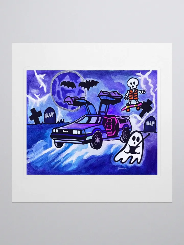 Spooky Speed Machine Sticker product image (1)