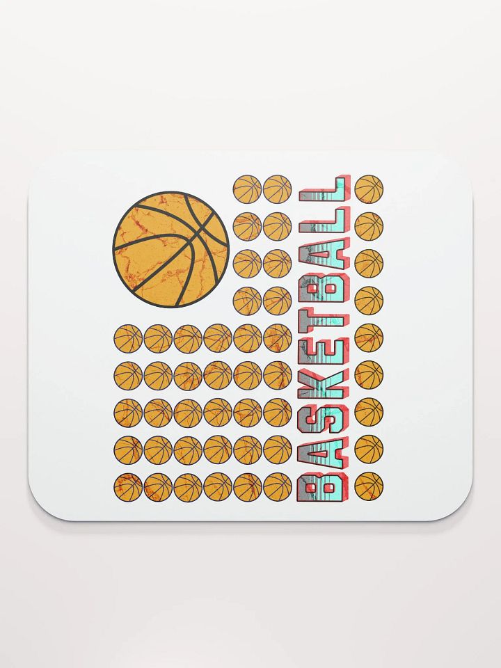 US Flag Basketball Hoops Galore Mouse Pad product image (2)