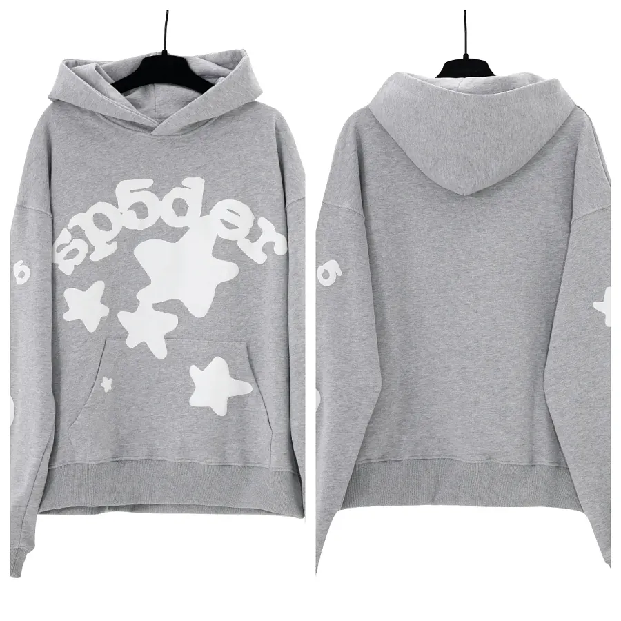 SP5DER BELUGA HOODIE HEATHER GREY Heavenly Wish