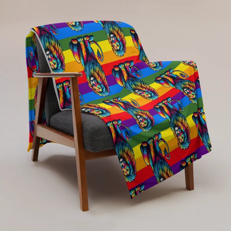 Lion Fiesta Throw Blanket product image (3)