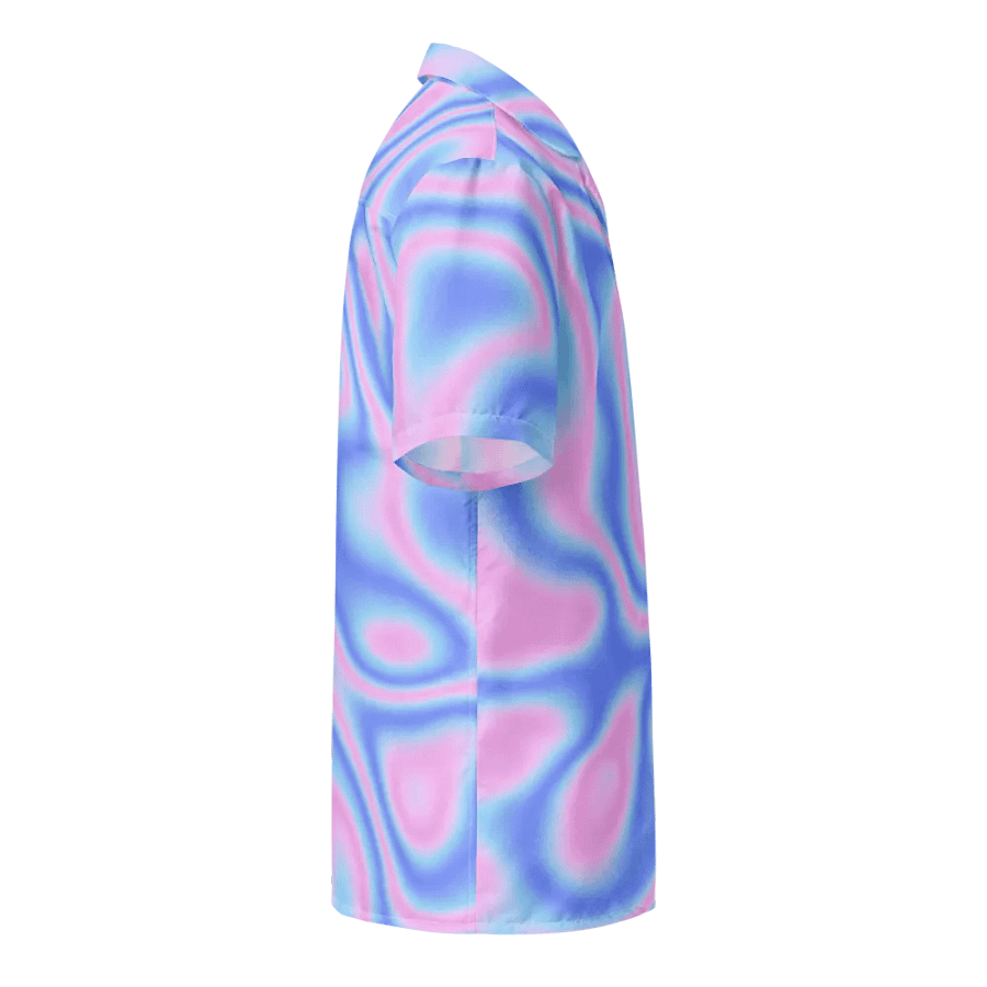 Psychedelic Hologram Unisex Hawaiian Shirt product image (10)
