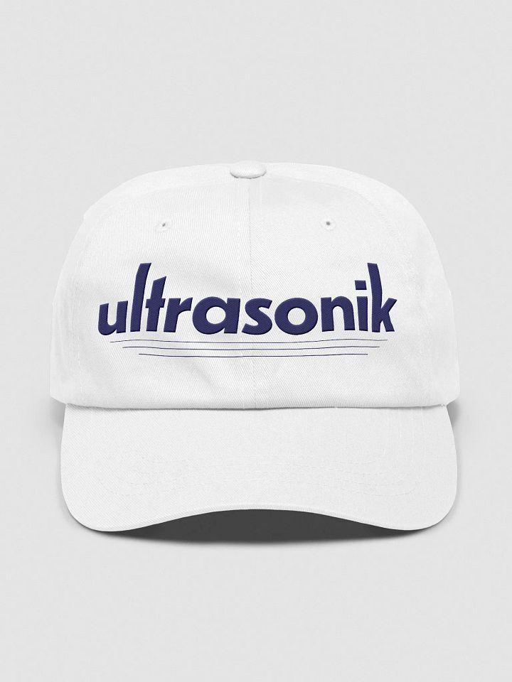 ultrasonik Logo Hat with Adjustable Strap (White) product image (1)