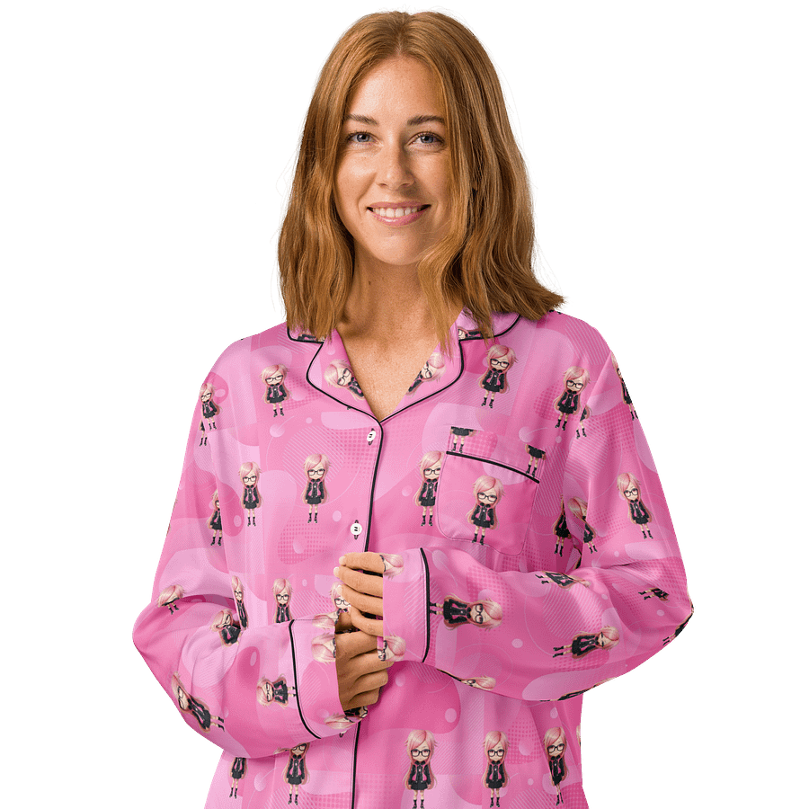 (PINK CHIBI) K Women's Long Sleeve Pajama Top product image (3)