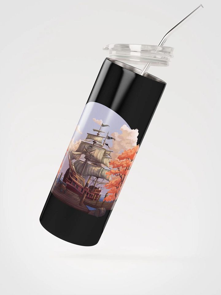 Fall Pirate Water Bottle with Straw product image (2)