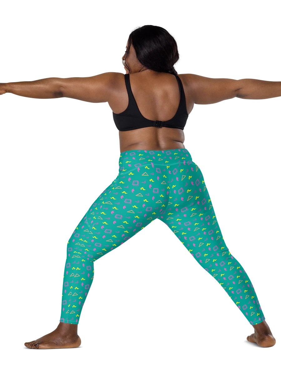 Oh Worm? teal pattern pocket leggings product image (3)