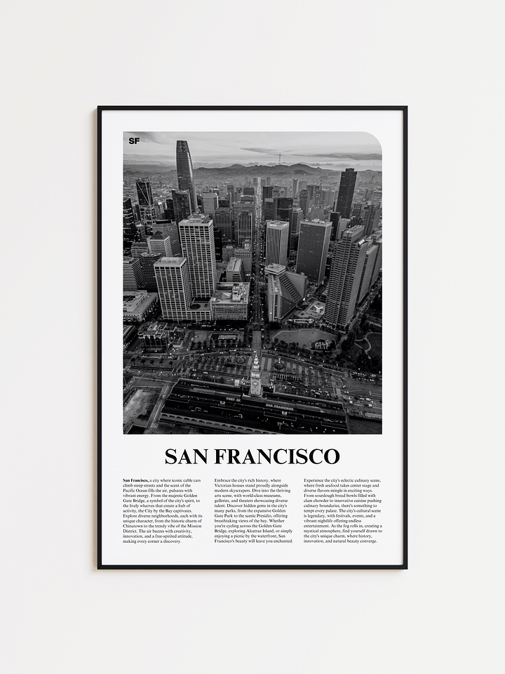 San Francisco 03 Newspaper Poster product image (1)