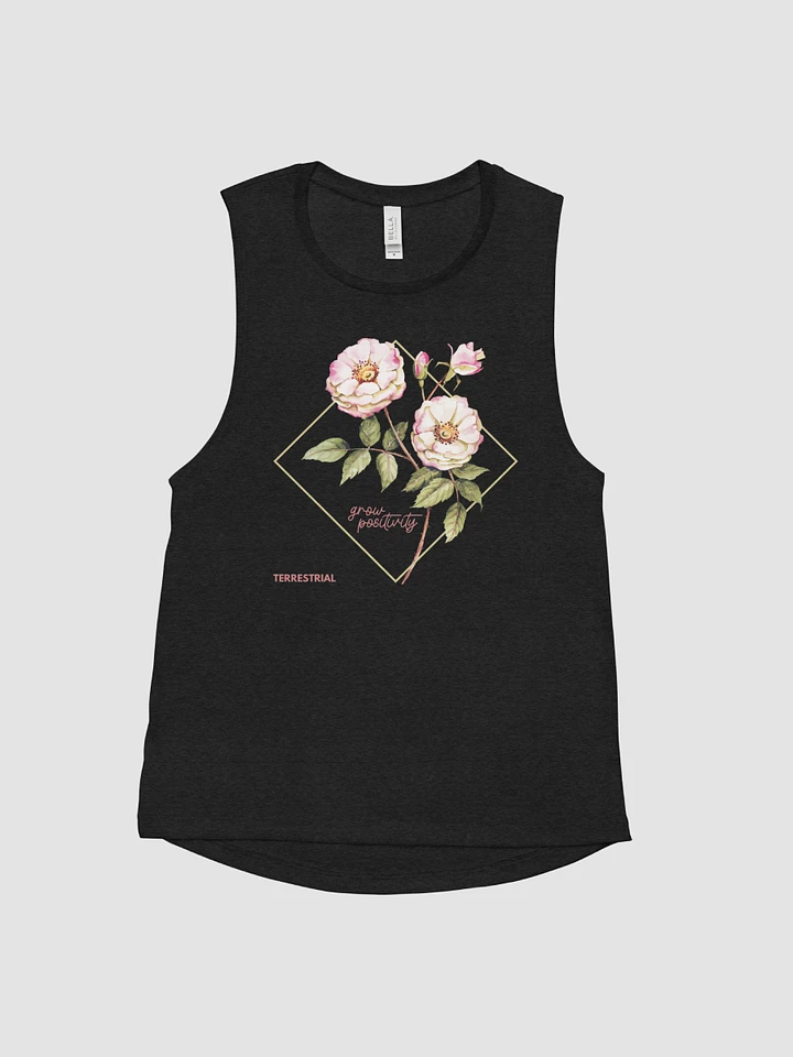 LIMITED EDITION - Grow Positivity Flowy Muscle Tank product image (1)