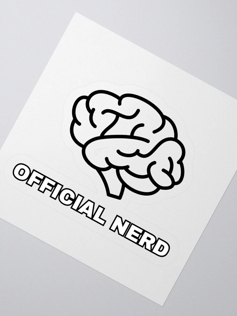 Official Nerd Sticker product image (4)