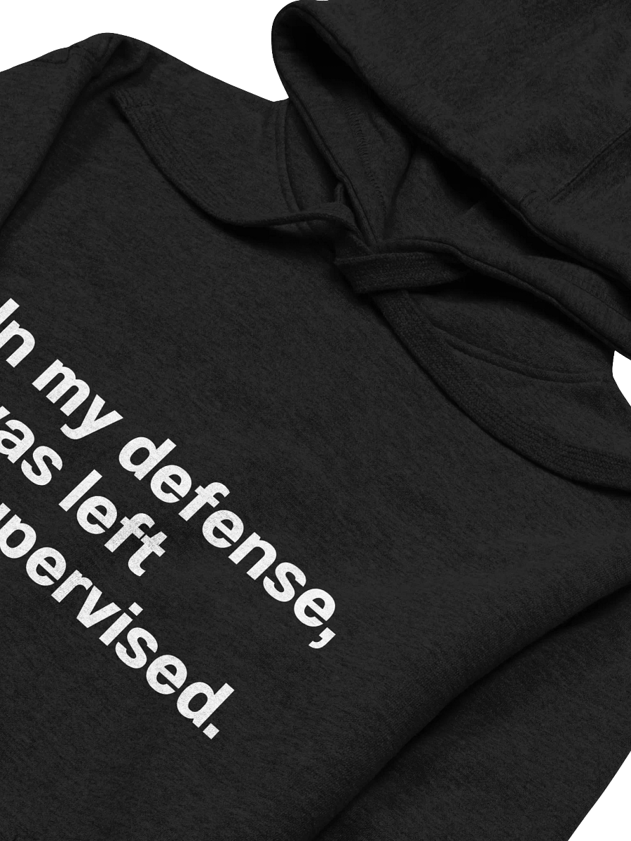 In my defense, I was left unsupervised. Unisex Hoodie product image (31)