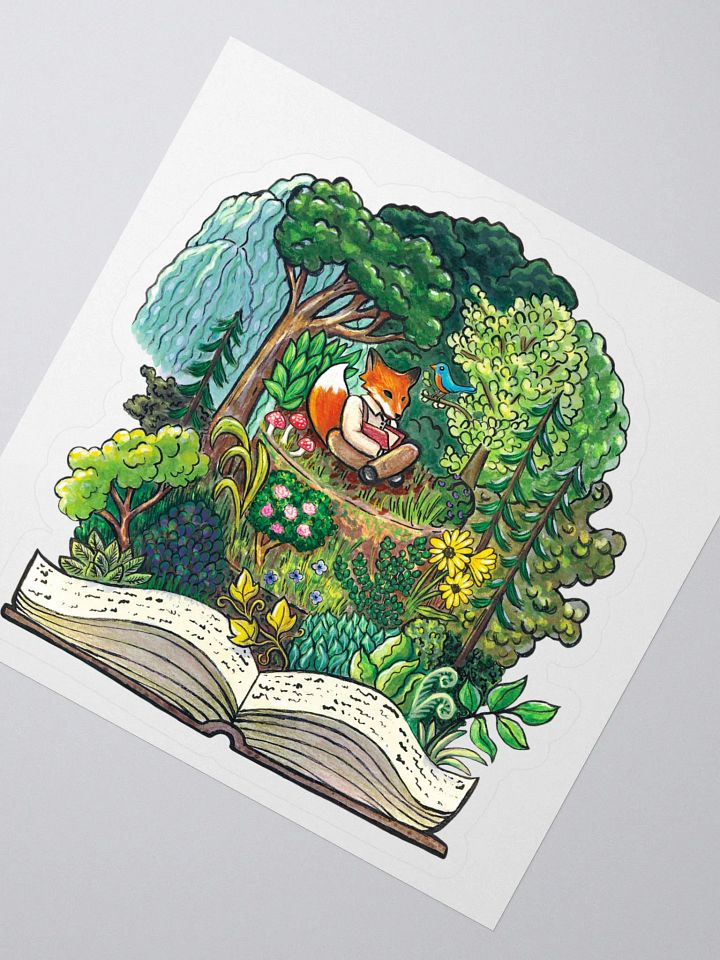Fantasy Forest Fox Cake - Sticker product image (2)